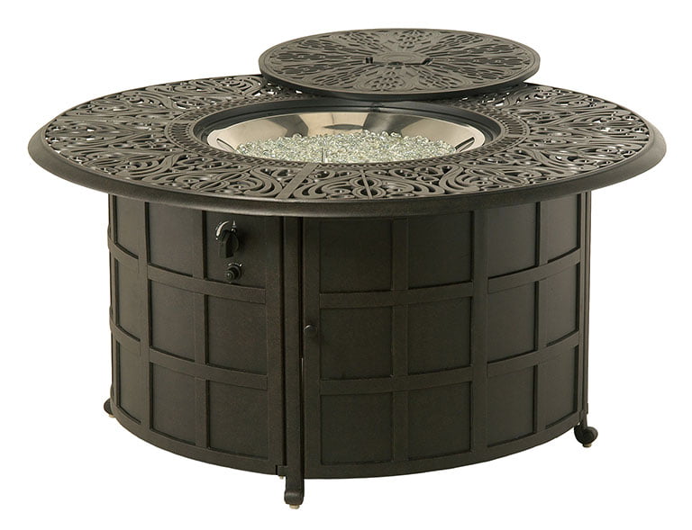 Biscayne Collection 48 Fire Table, Agio Charleston Fire Pit