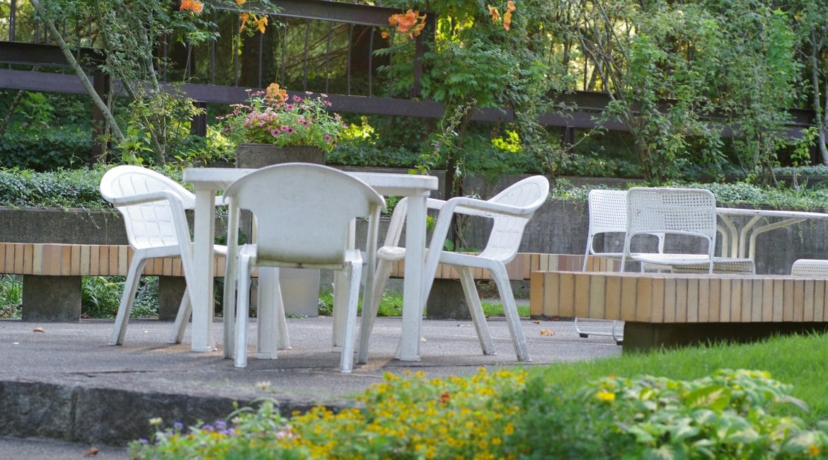 PVC patio furniture