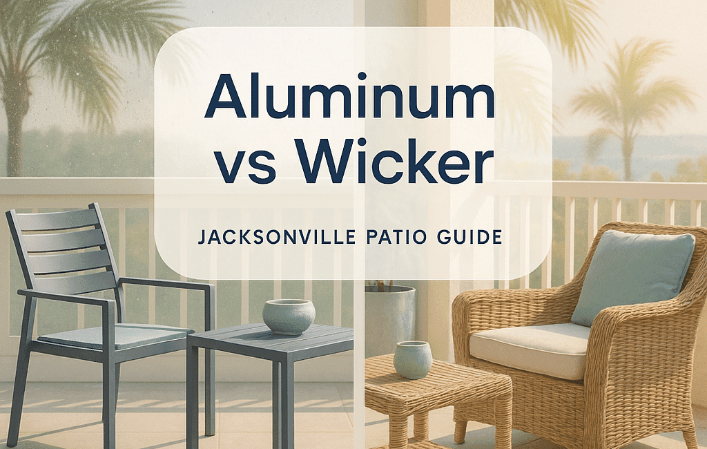 Aluminum vs Wicker Patio Furniture: What Works Best in Jacksonville, FL?