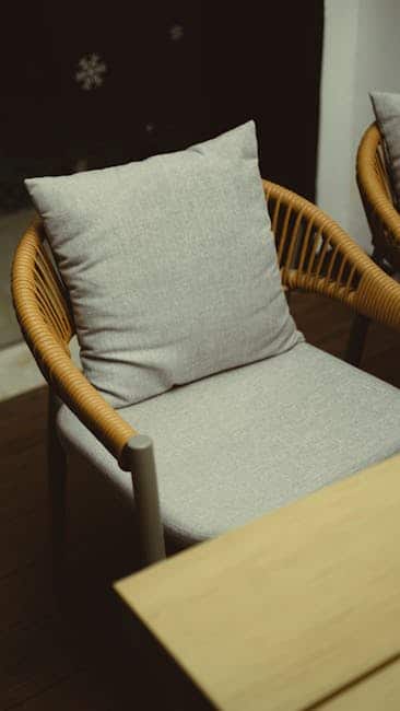 High-density outdoor cushions on a cast aluminum Florida patio chair showing firm supportive seating surface
