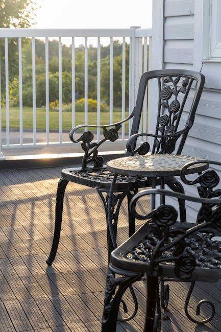 Powder-coated cast aluminum glide rocker chair on a screened Florida porch