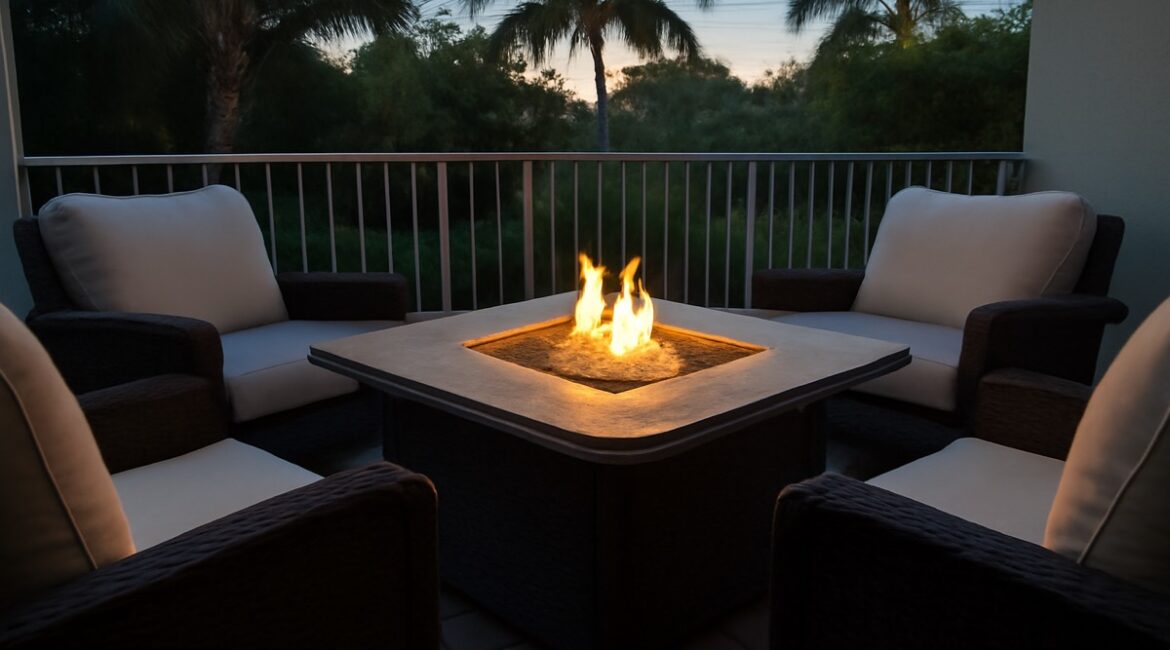 Are Propane Fire Tables Safe for a Screened Florida Lanai