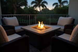 Are Propane Fire Tables Safe for a Screened Florida Lanai