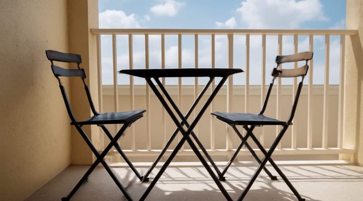 Furnishing a Small Florida Condo Balcony Without Crowding It