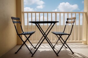 Furnishing a Small Florida Condo Balcony Without Crowding It