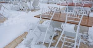 June hurricane season patio furniture prep florida