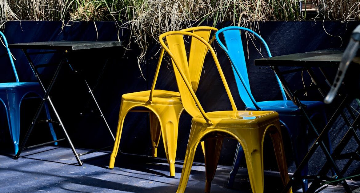 Color pop aluminum patio set florida