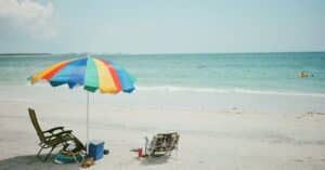 Beach house patio furniture sand florida