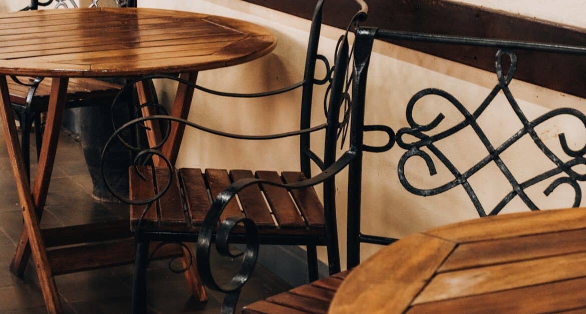 Florida restaurant aluminum bistro chair