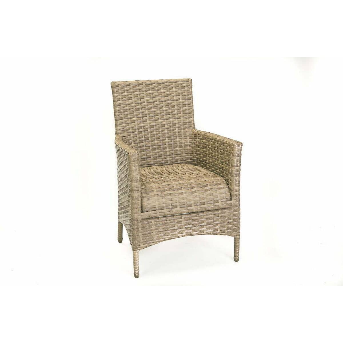 Cleaning Resin Wicker After a Humid Florida Summer: Grand Palm Quick Dry Foam Arm Dining Chair 24″ x 24″ x 37″