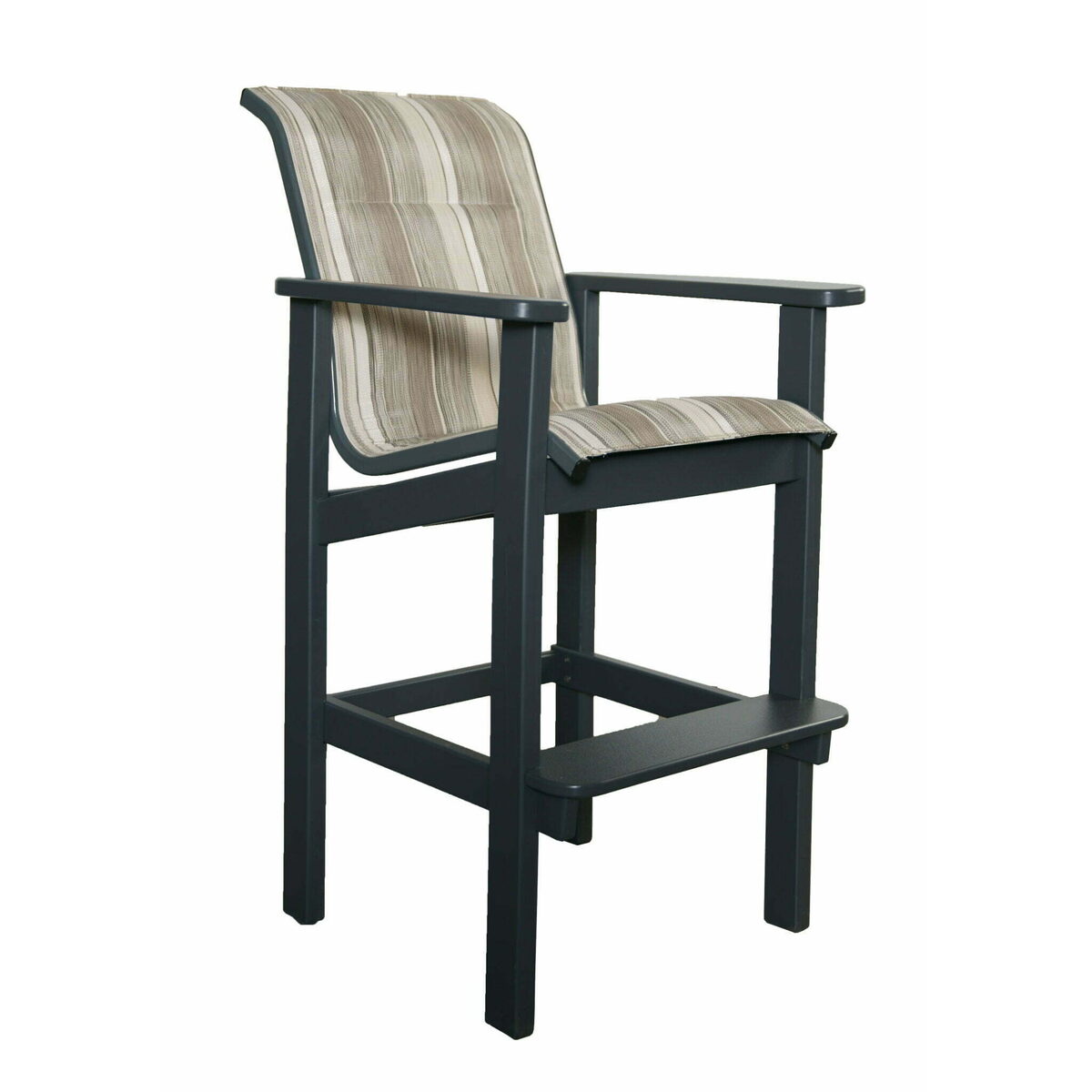 Counter-Height vs Bar-Height Outdoor Stools: Bar Height Sling Chair 26″ x 29″ x 49″