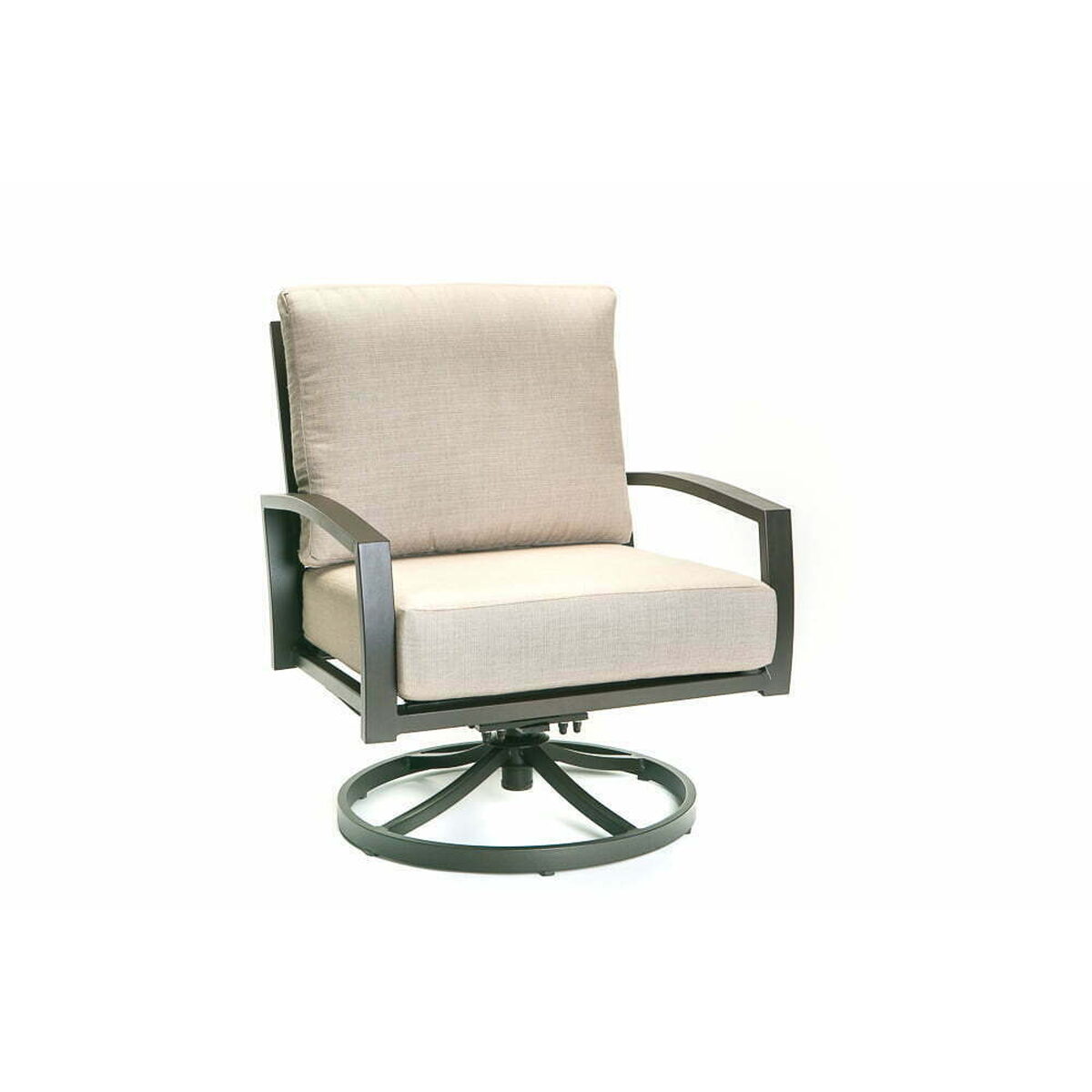 How Much Clearance Does an Outdoor Swivel Chair Need?: Doral Swivel Chair 29″ x 28″ x 33″