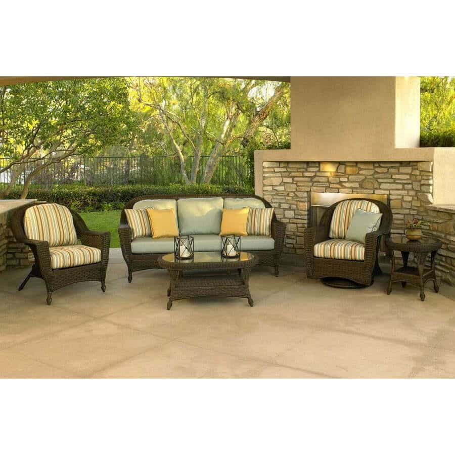 How to Arrange a Four-Seat Outdoor Conversation Set: Georgetown Collection – Patio Set