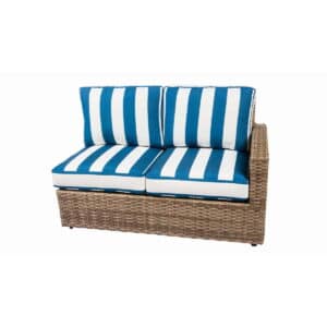 Outdoor Sofa or Loveseat for a Screened Florida Lanai: Hampton Collection Right Loveseat