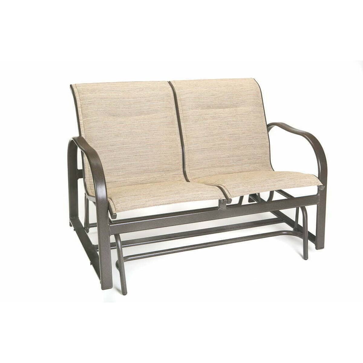 Planning Space for Outdoor Rockers and Glider Chairs: Aluminum Kona Double Glider 48″ x 29″ x 34″ -padded