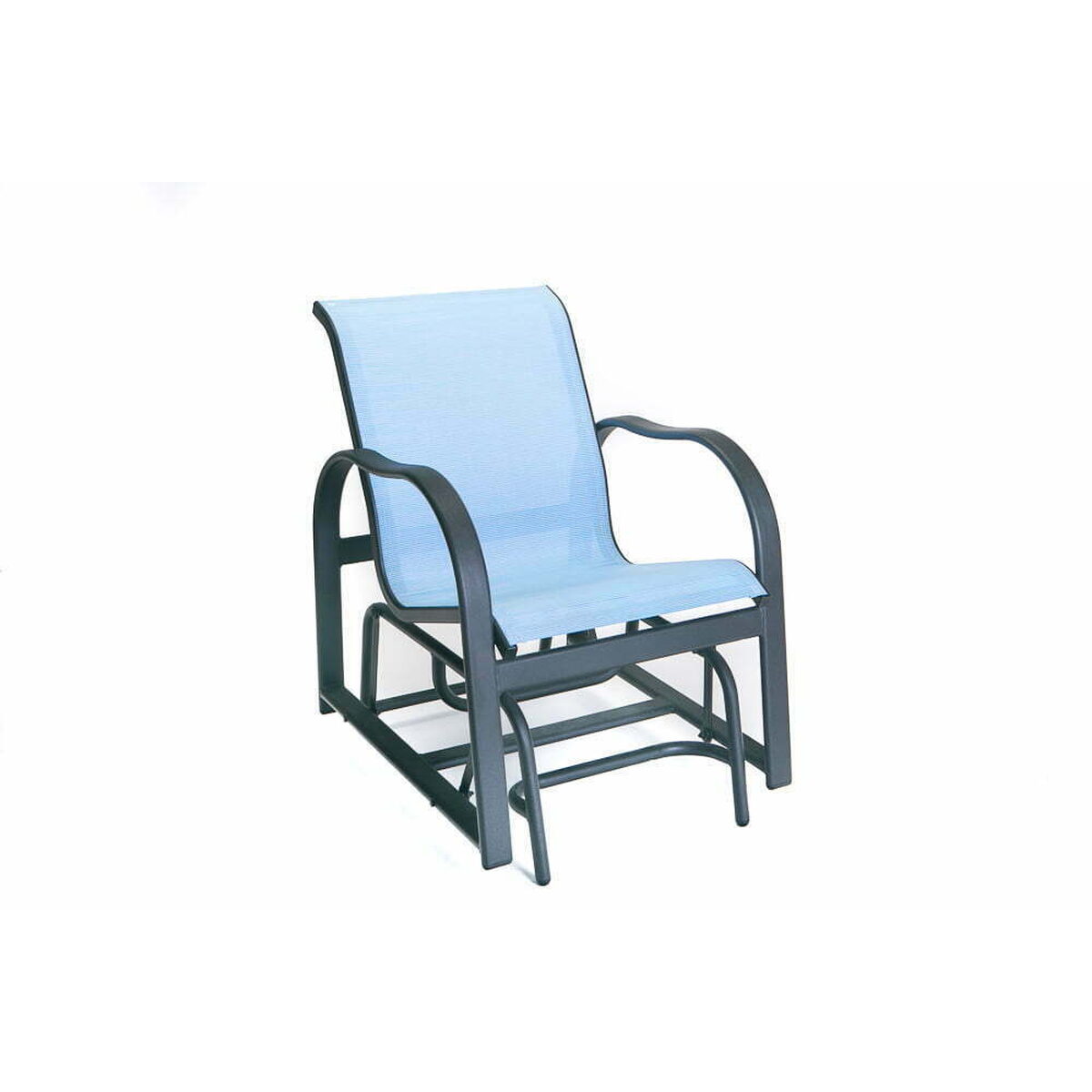 Planning Space for Outdoor Rockers and Glider Chairs: Aluminum Kona Single Glider 24″ x 29″ x 34″