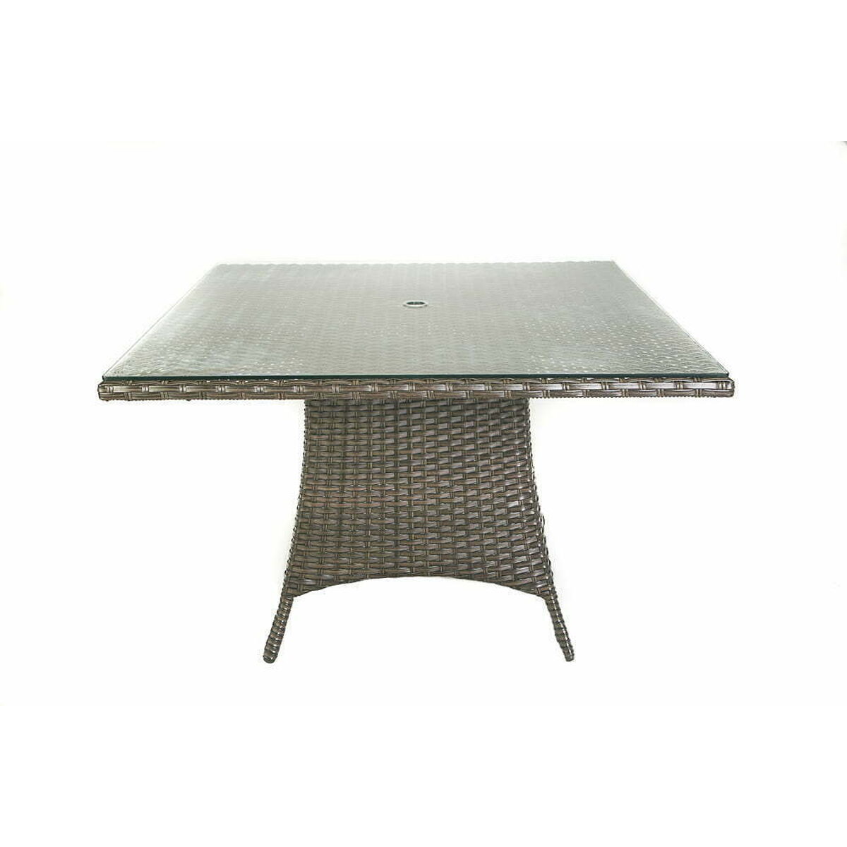 Round vs Square Bistro Tables for Florida Balconies: Bonita Collection- Oak Square Dining Table 48″ x 48″ x 31″