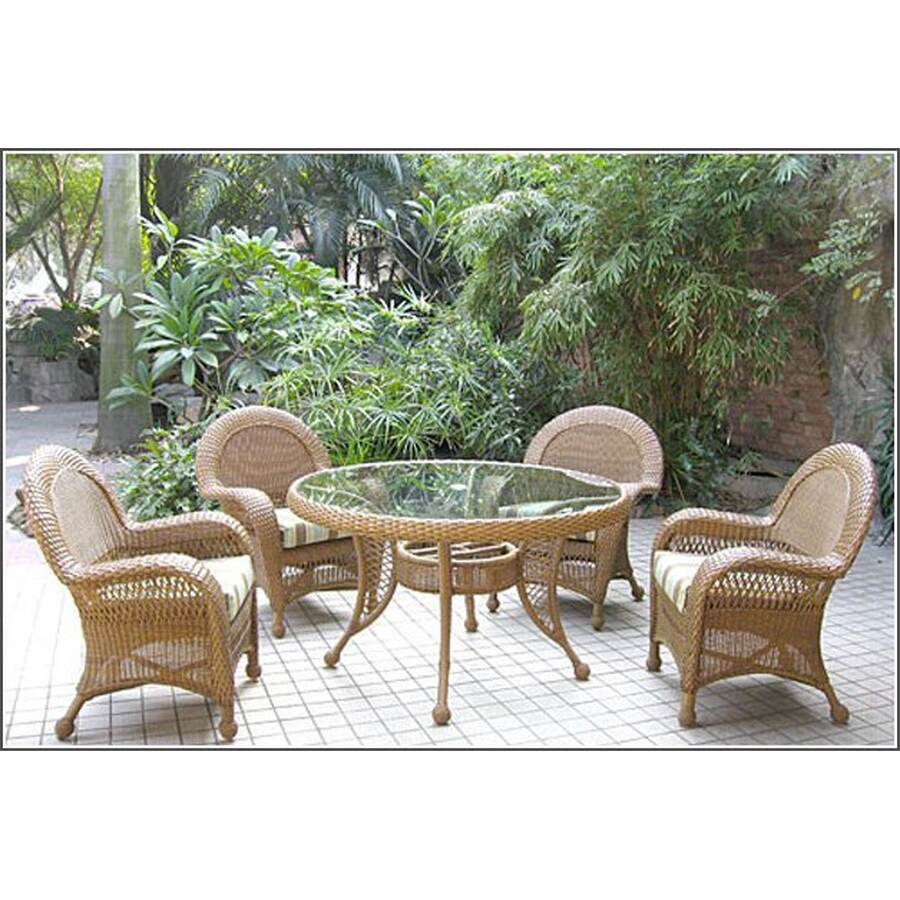 Will Patio Chair Arms Fit Under Your Dining Table?: Island Collection – Dining Set