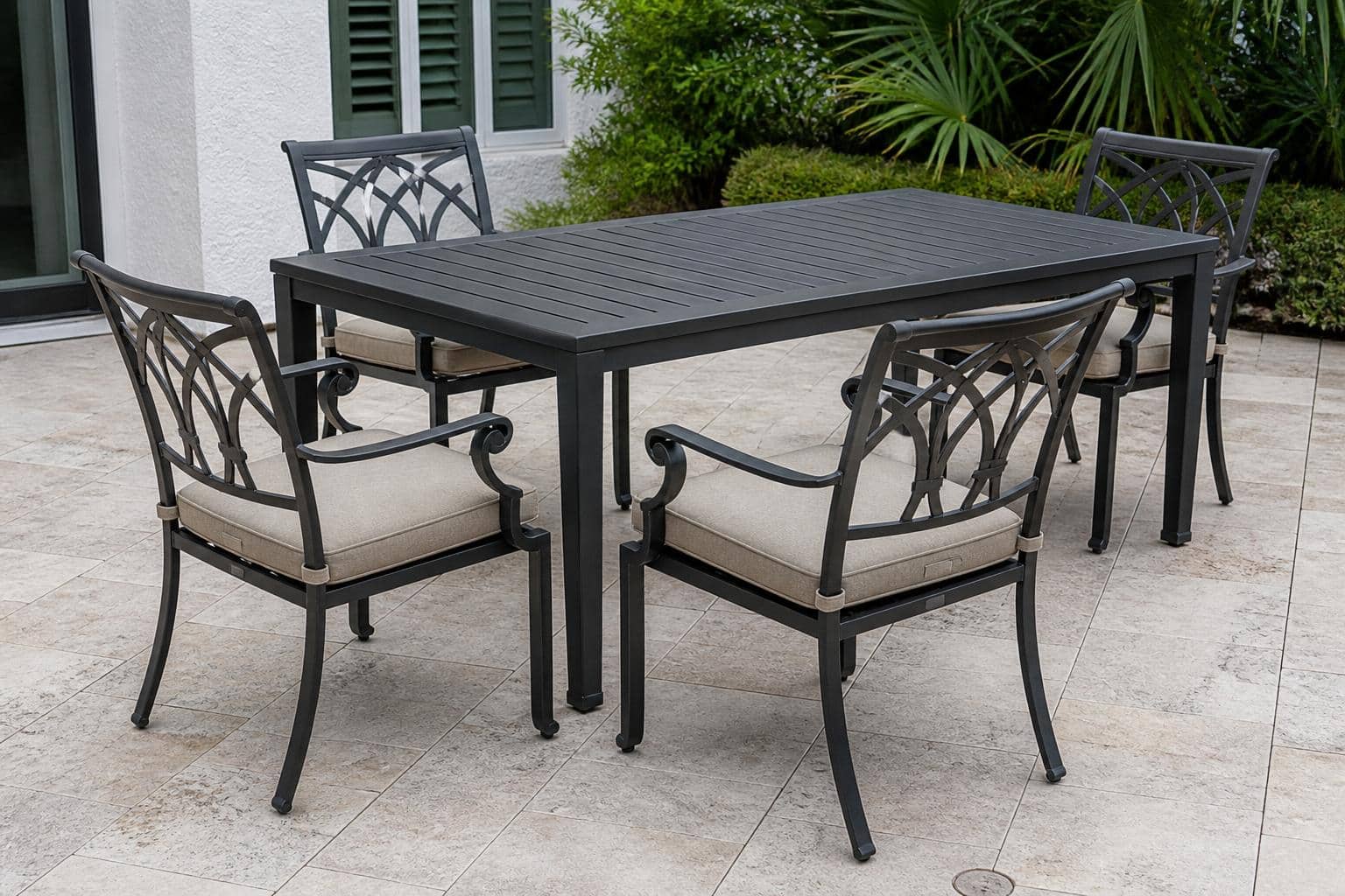inspect cast aluminum furniture joints alternate configuration