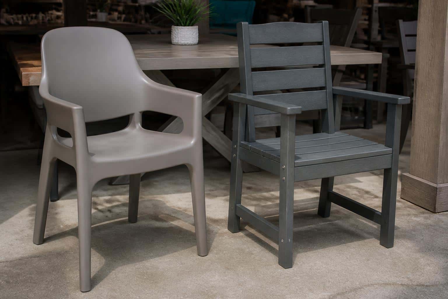 marine grade polymer vs poly lumber showroom comparison