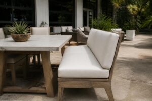 outdoor bench seat depth overview in Florida