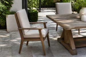 Outdoor Dining Chair Back Angle and Seat Pitch