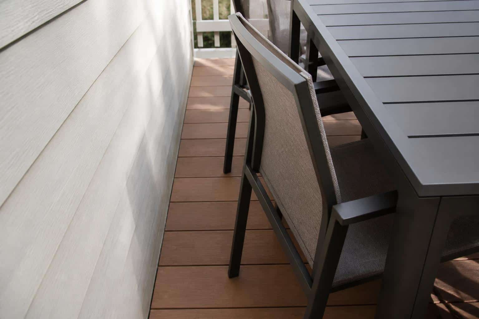 outdoor dining set wall and railing clearance product detail