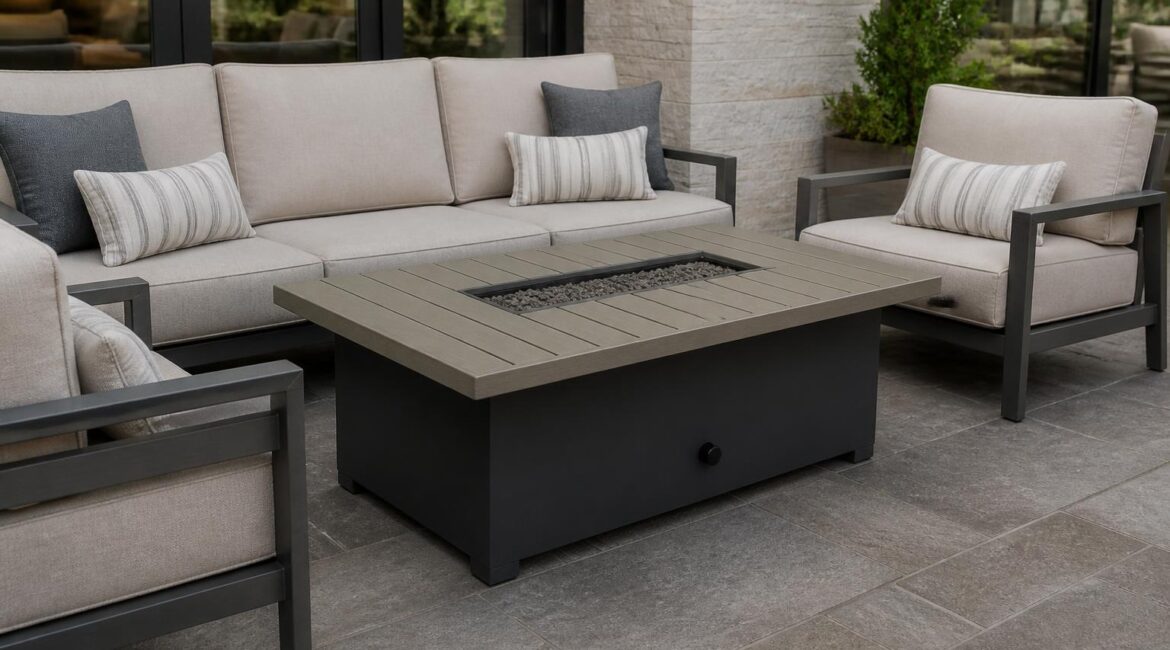 outdoor fire table control placement overview in Florida