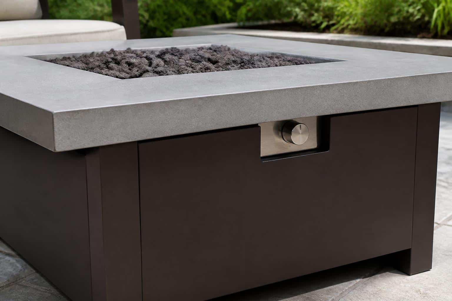 outdoor fire table control placement product detail