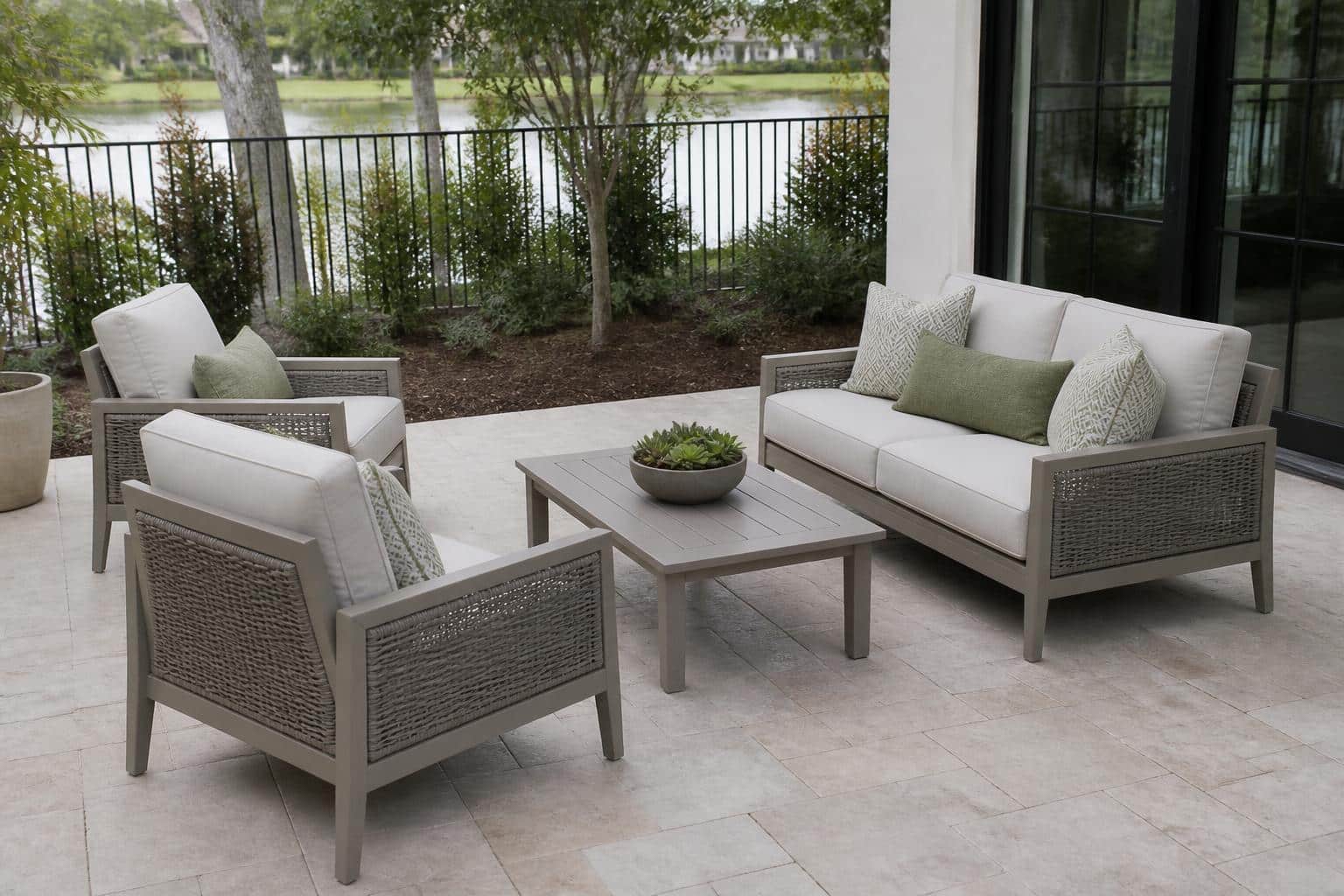outdoor loveseat vs two club chairs space alternate configuration