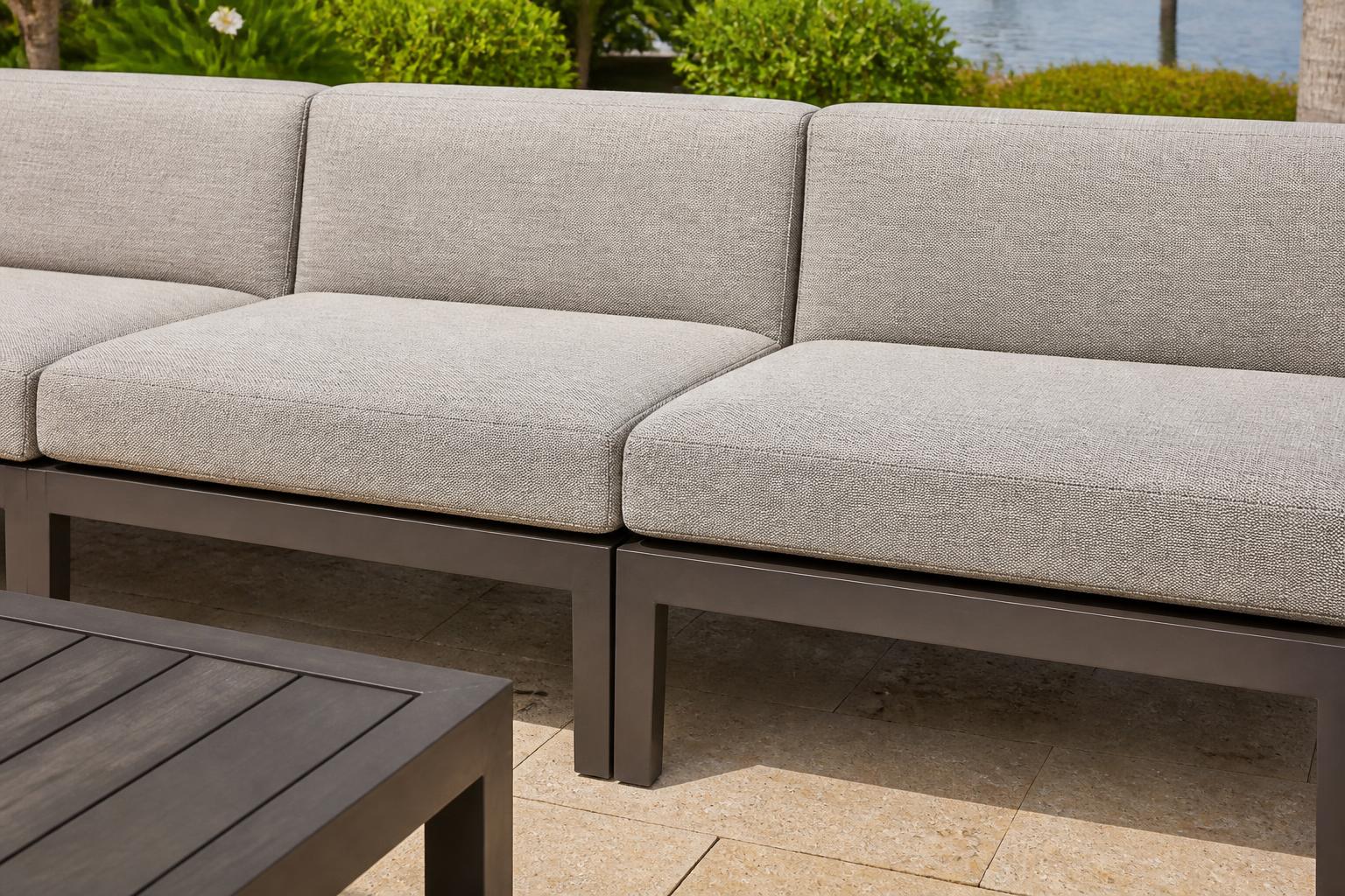 outdoor sectional chaise end vs ottoman end product detail