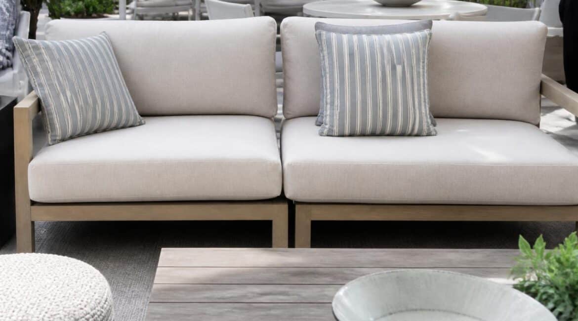 outdoor sofa cushion depth versus seat depth overview in Florida