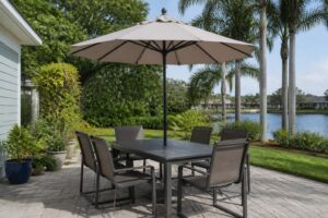 outdoor umbrella vent design overview in Florida