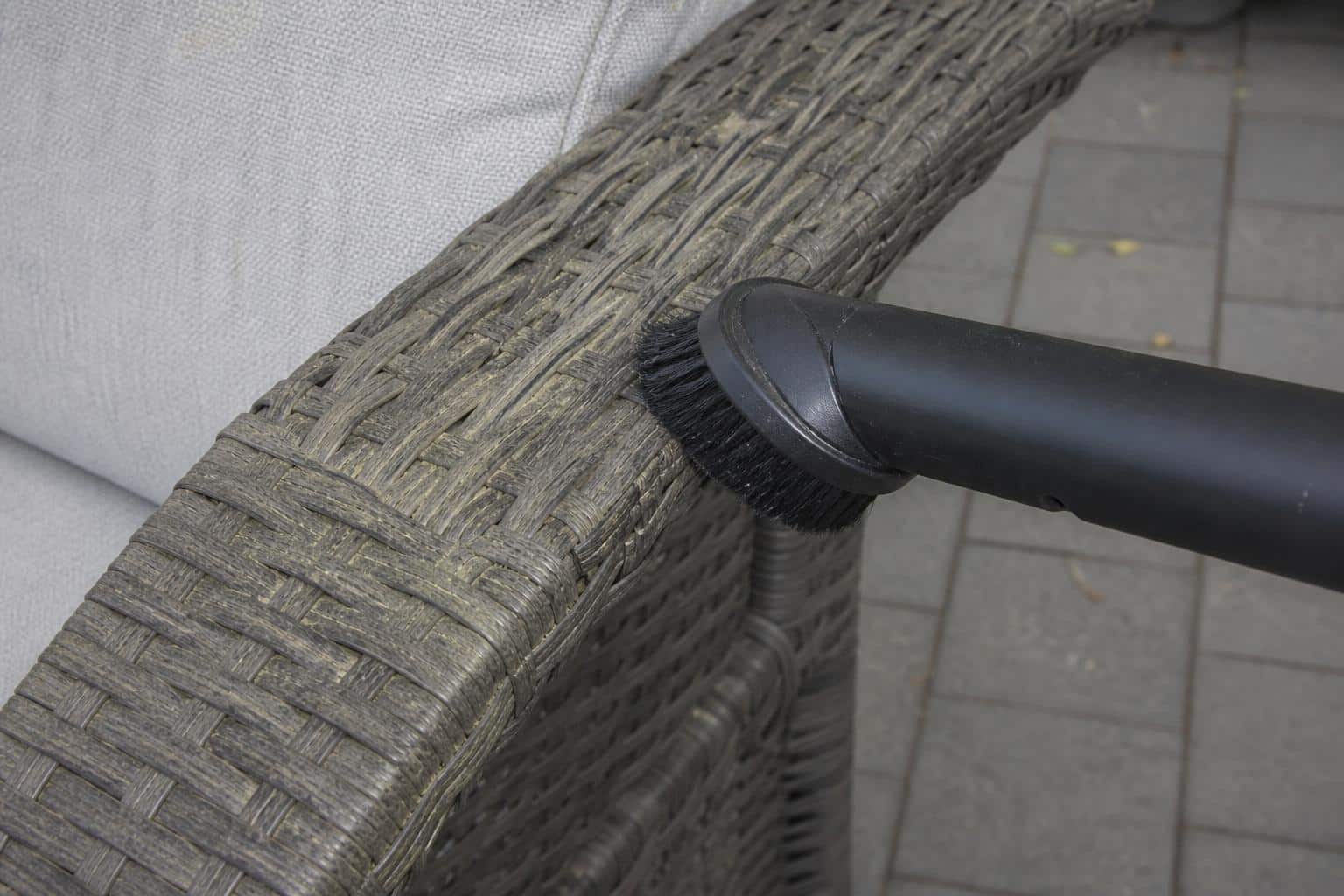 cleaning pollen from a wicker patio set product detail