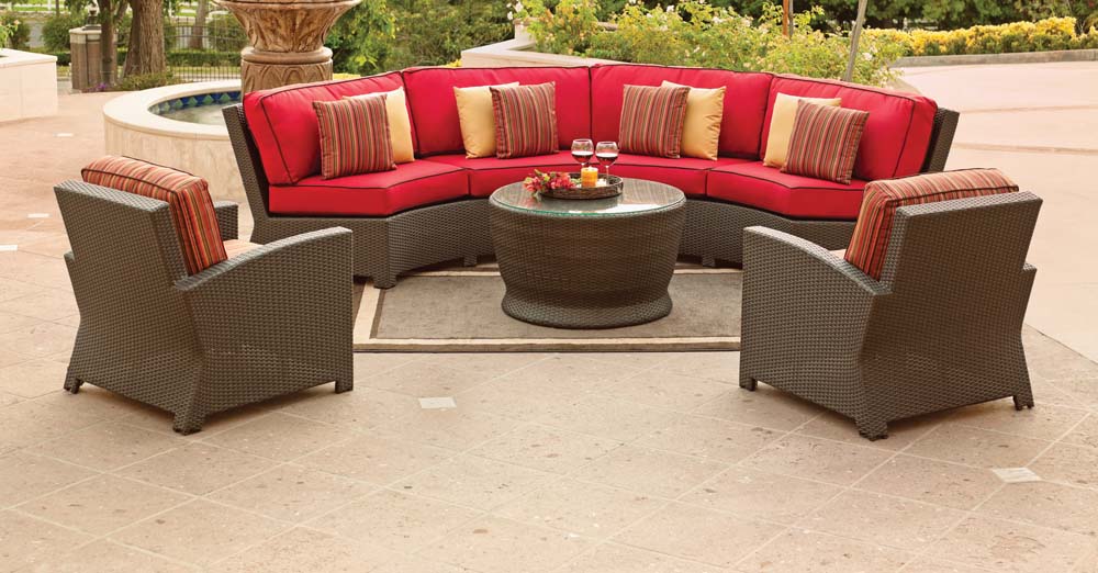 Bonita Curved Sofa Patio outdoor patio furniture