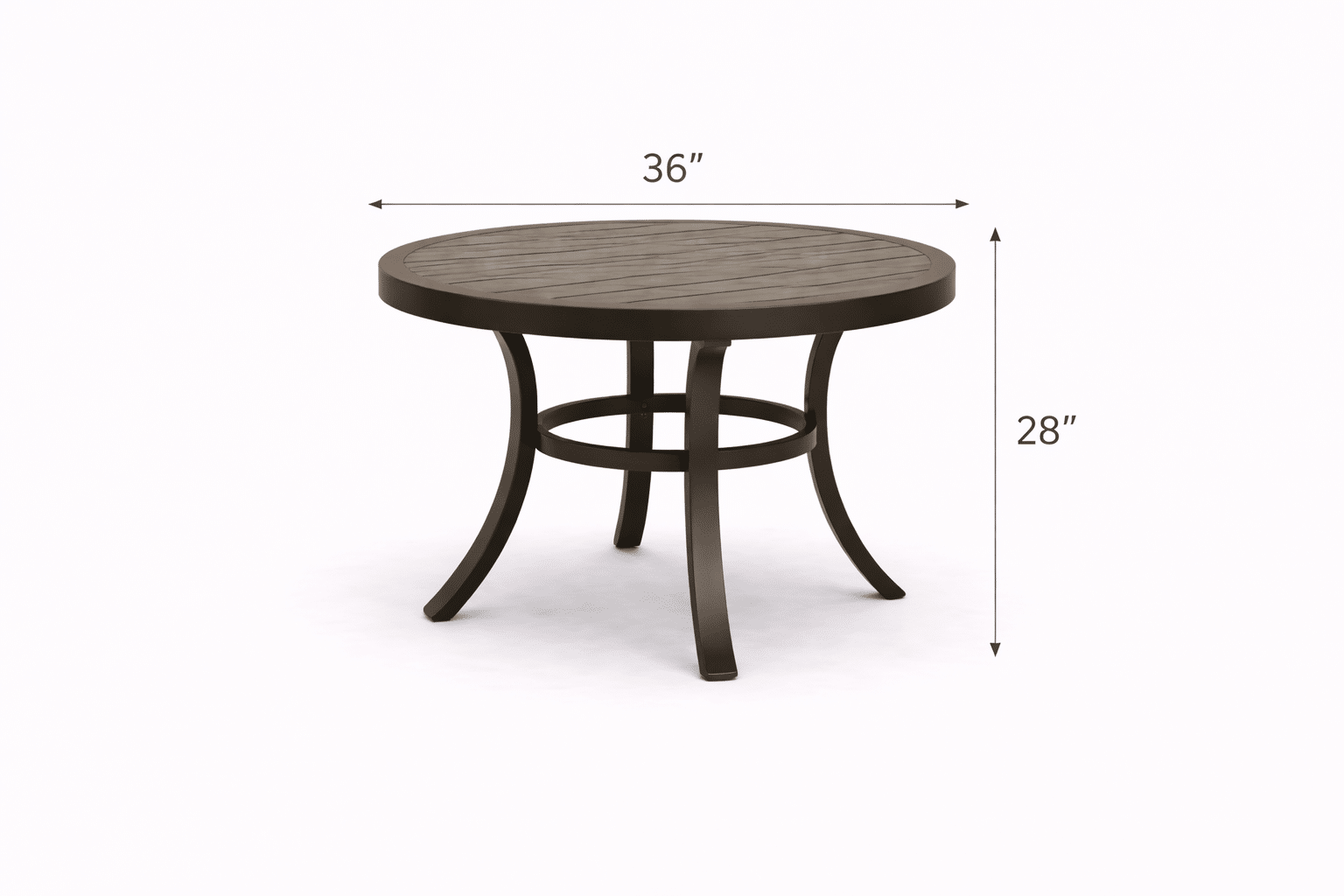 Doral Small Round Dining Table outdoor patio furniture