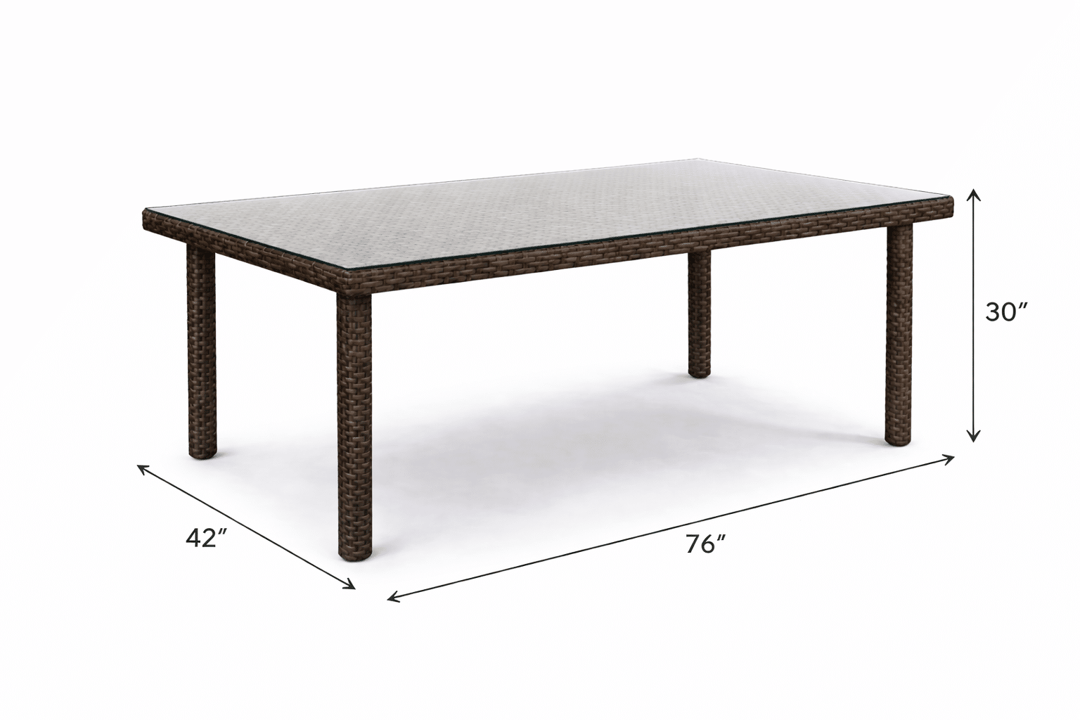 Grand Palm 76 Rectangle Dining Table outdoor patio furniture