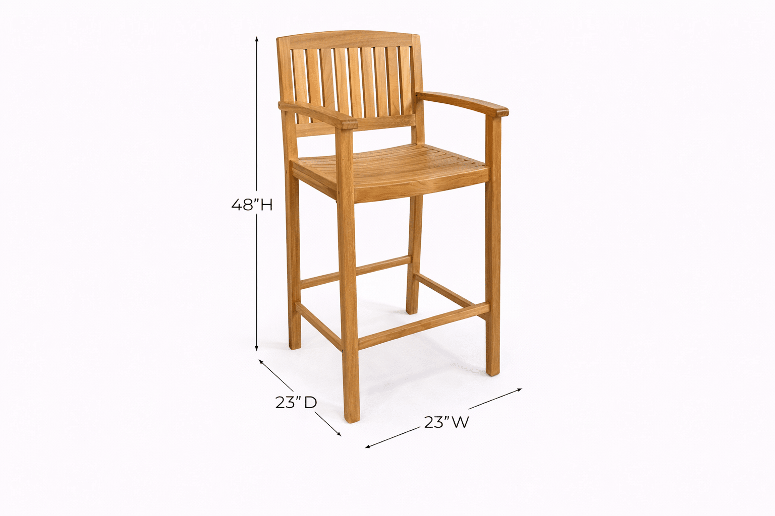 Teak Bar Chair, teak outdoor furniture