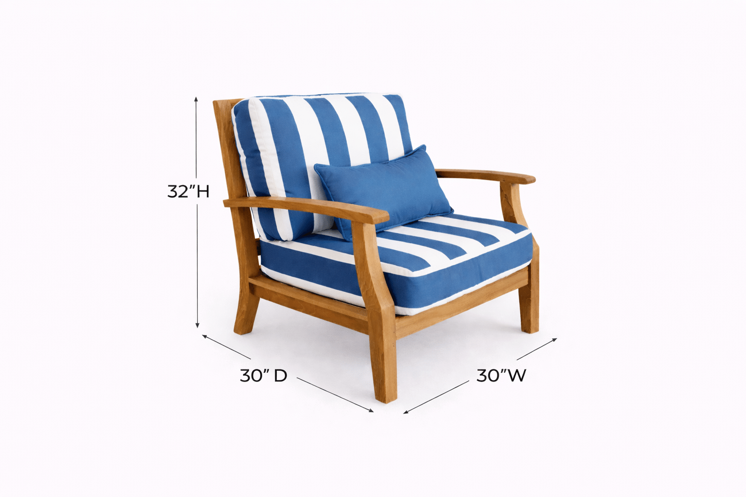 Teak Club Chair, teak outdoor furniture
