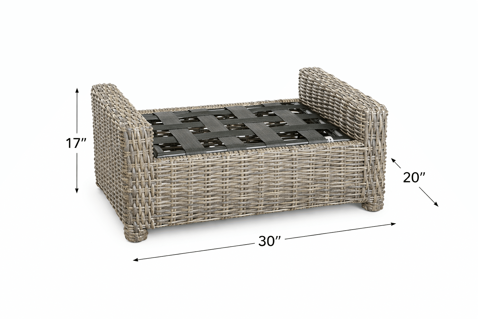 Vista Ottoman outdoor patio furniture